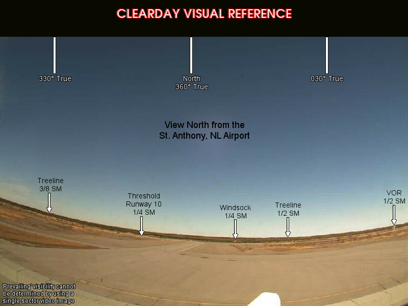 St. Anthony, North view on a clear day