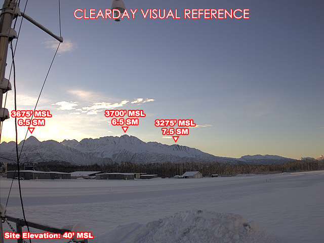 Valdez, SouthWest view on a clear day