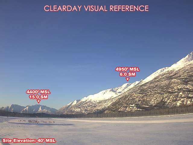 Valdez, West view on a clear day