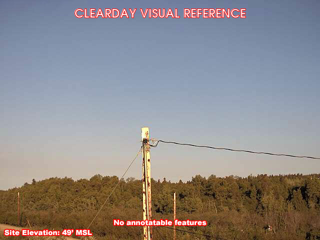 Russian Mission, West view on a clear day