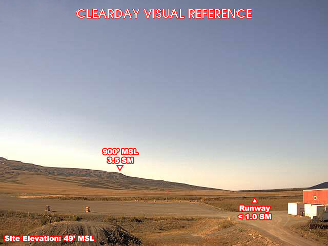 Marshall, South view on a clear day