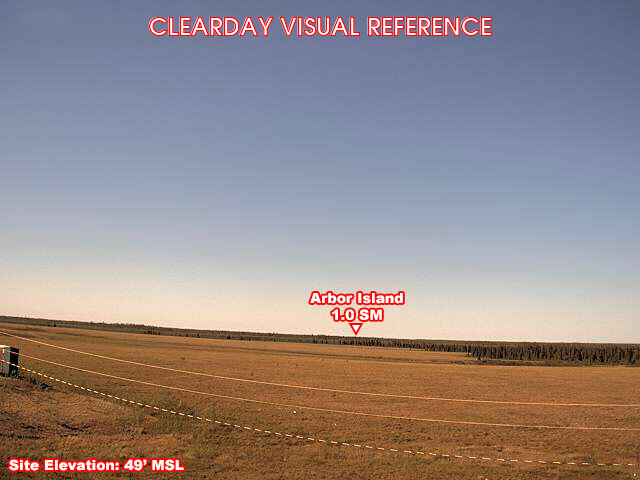 Marshall, SouthWest view on a clear day