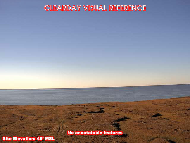 Toksook Bay, South view on a clear day