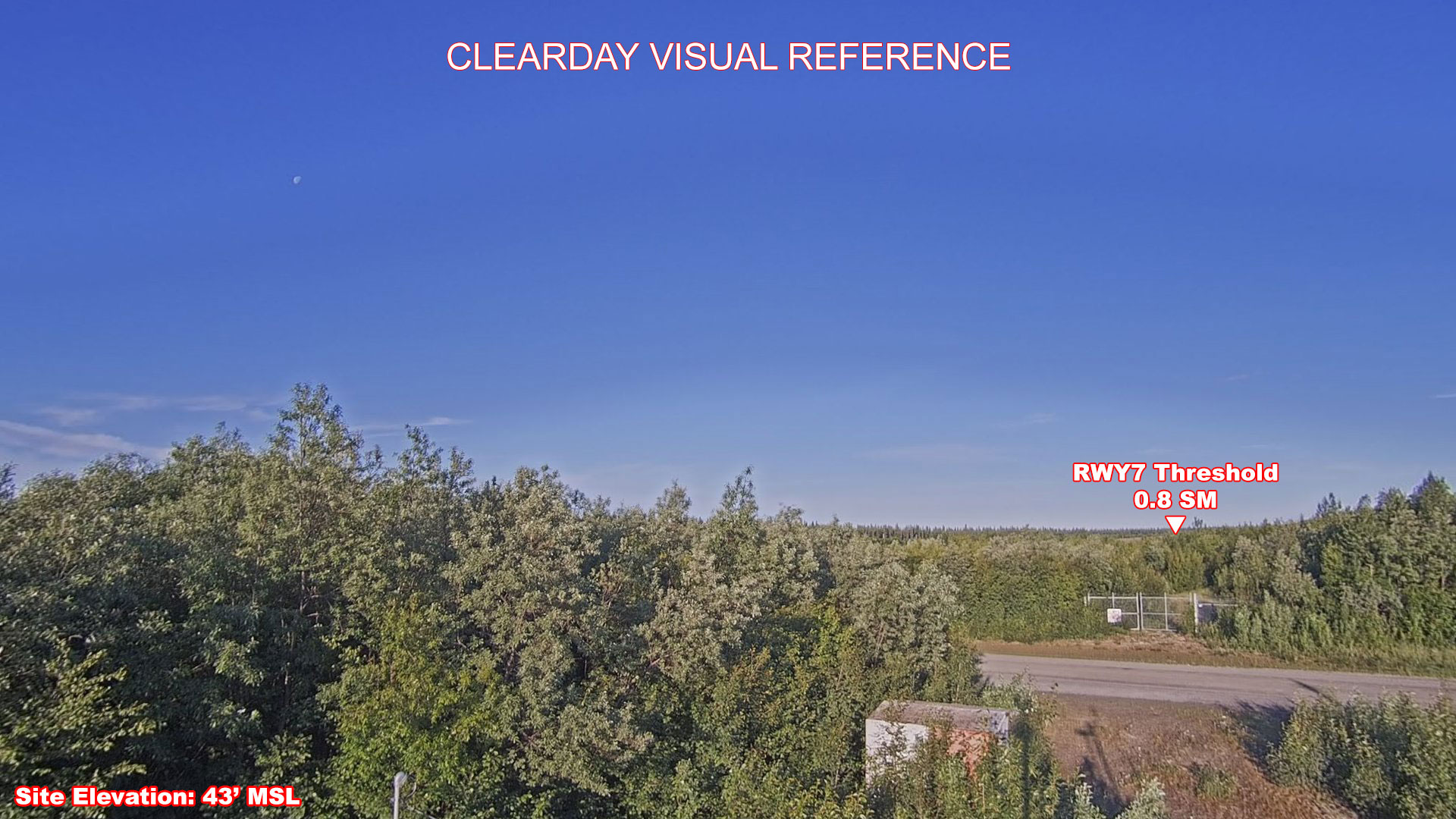Kalskag, SouthWest view on a clear day