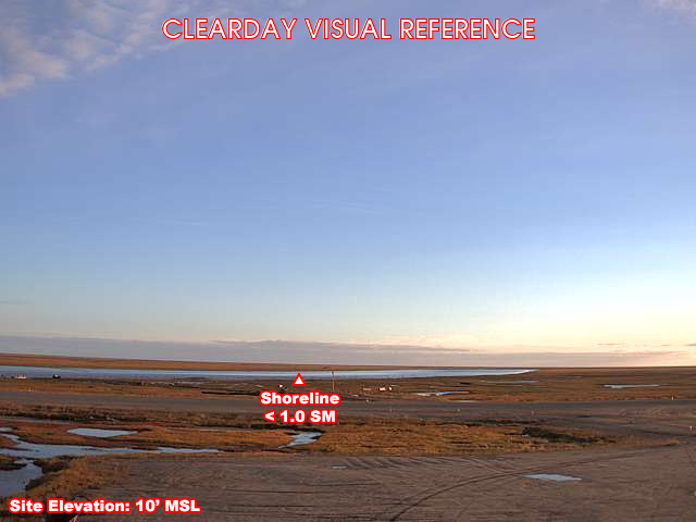 Scammon Bay, NorthEast view on a clear day