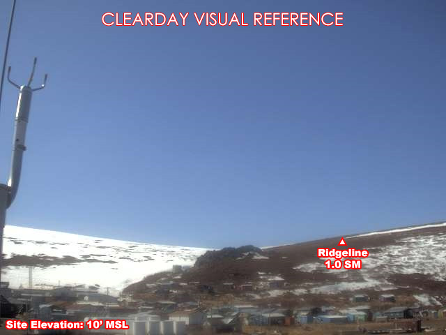 Scammon Bay, SouthWest view on a clear day