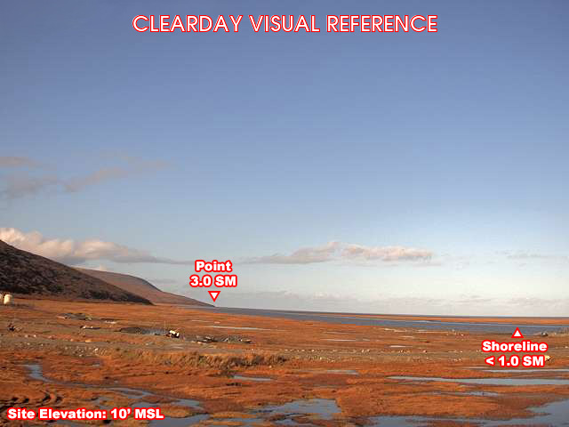 Scammon Bay, West view on a clear day