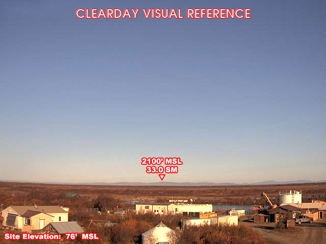 Igiugig, North view on a clear day