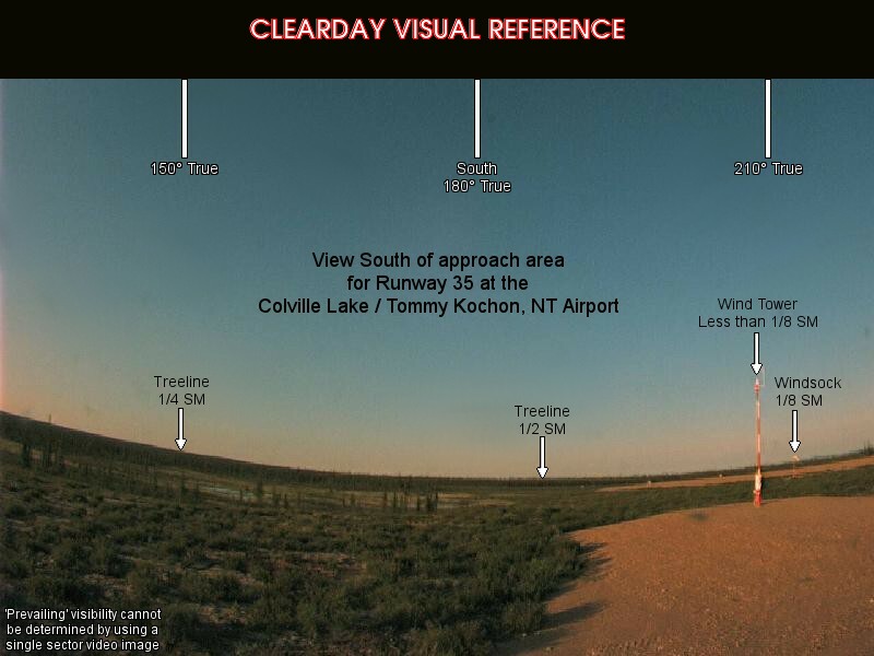 Colville Lake/Tommy Kochon, South view on a clear day