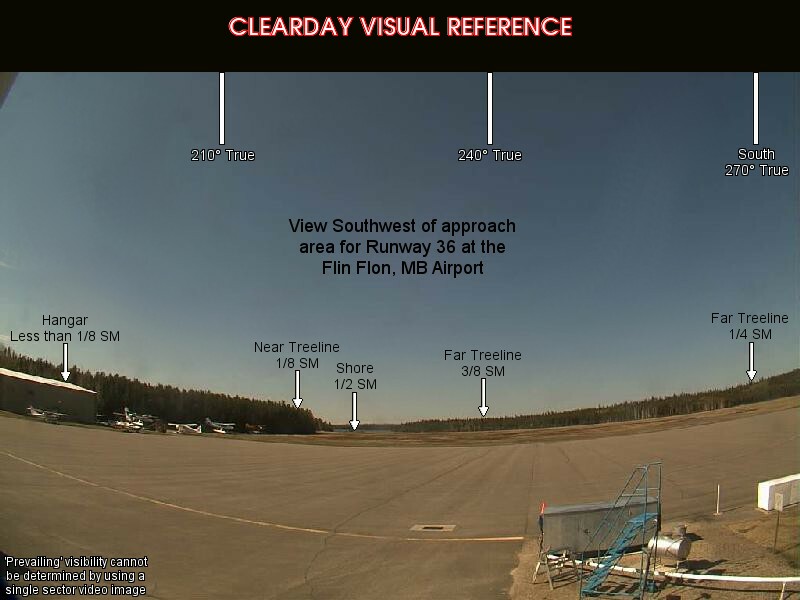 Flin Flon, SouthWest view on a clear day