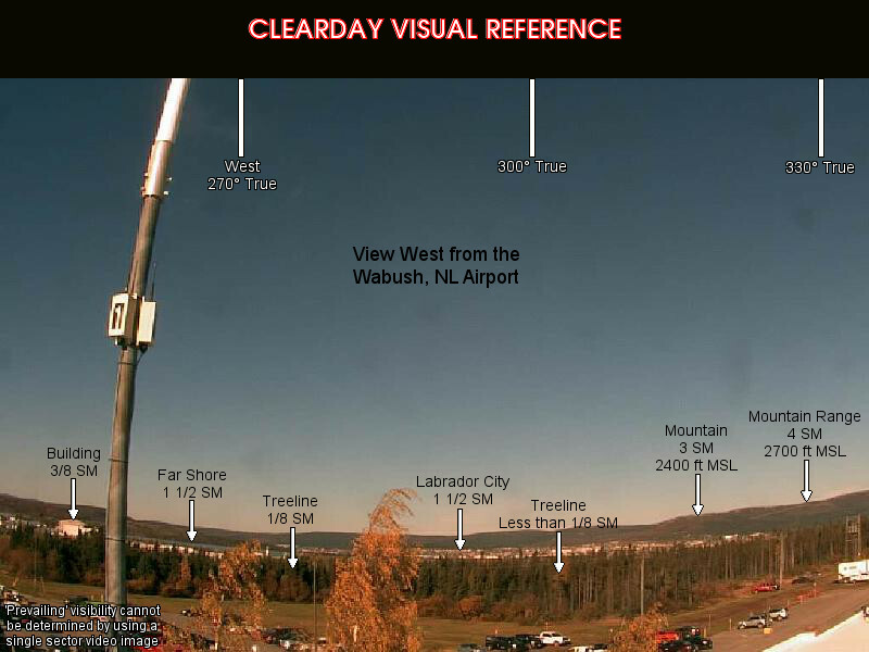 Wabush, West view on a clear day