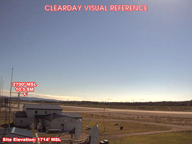 Northway, East view on a clear day