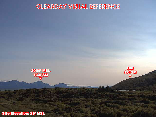 Chignik Bay, NorthEast view on a clear day