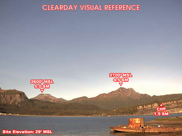 Chignik Bay, SouthWest view on a clear day