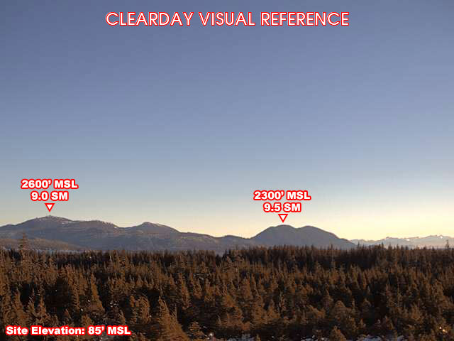 Level Island, NorthEast view on a clear day