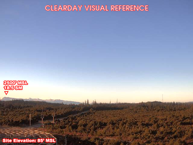 Level Island, West view on a clear day