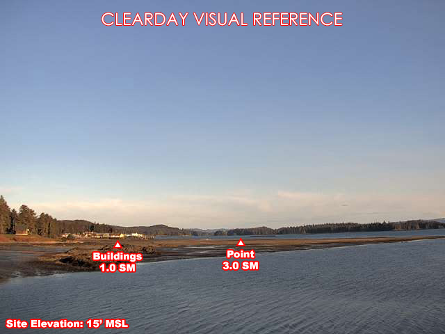 Kake, SouthEast view on a clear day
