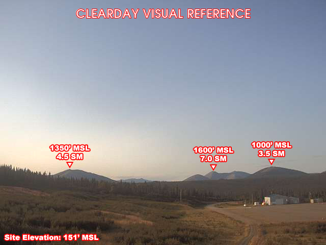 Elim, North view on a clear day