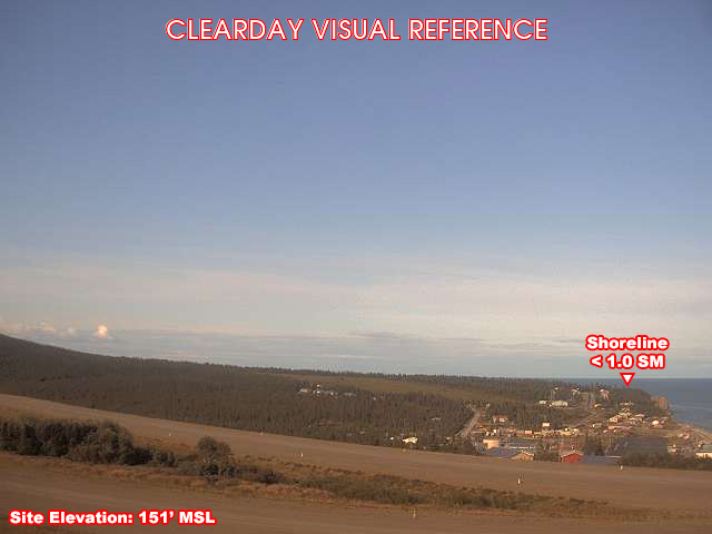 Elim, NorthEast view on a clear day