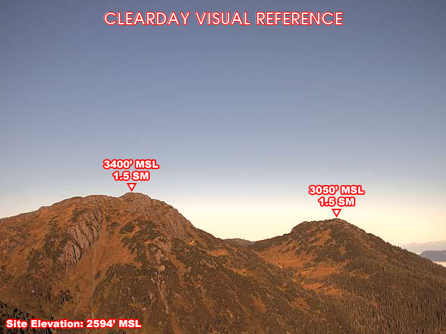 Eaglecrest, NorthWest view on a clear day
