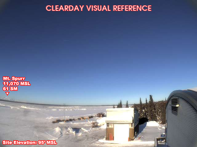 Kenai, North view on a clear day