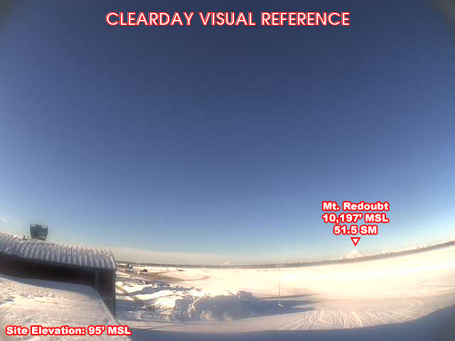Kenai, SouthWest view on a clear day