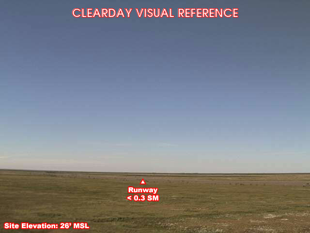 Quinhagak, North view on a clear day