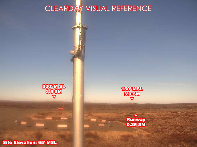 Pilot Point, North view on a clear day