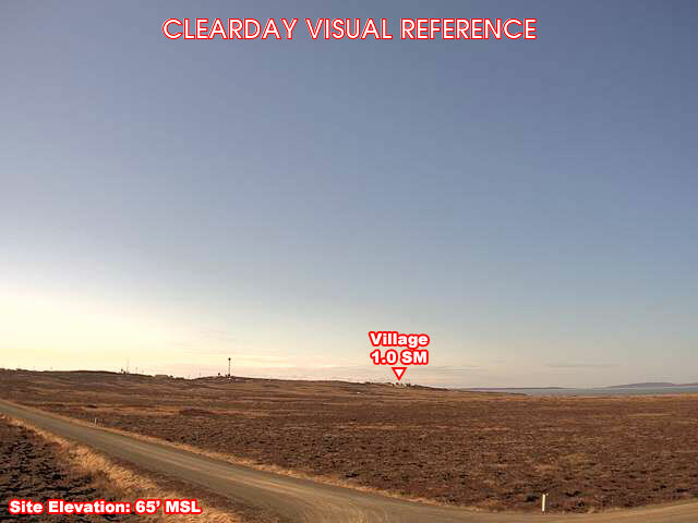 Pilot Point, SouthWest view on a clear day
