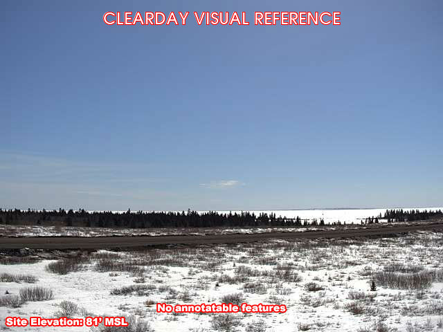 Manokotak, South view on a clear day
