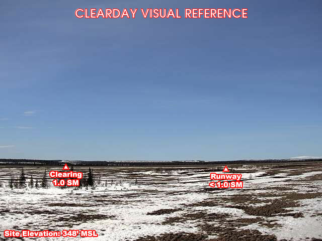 New Stuyahok, SouthWest view on a clear day
