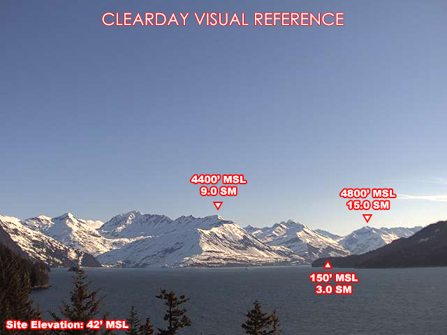 Potato Point, NorthEast view on a clear day