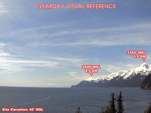 Potato Point, SouthWest view on a clear day
