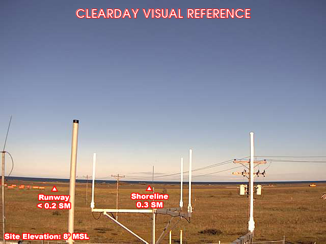 Unalakleet, West view on a clear day