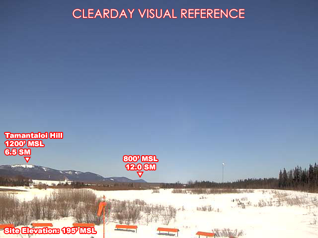 Kaltag, NorthEast view on a clear day