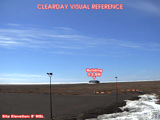 Point Lay, SouthWest view on a clear day