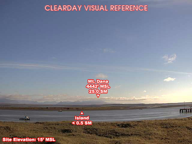 Nelson Lagoon, South view on a clear day