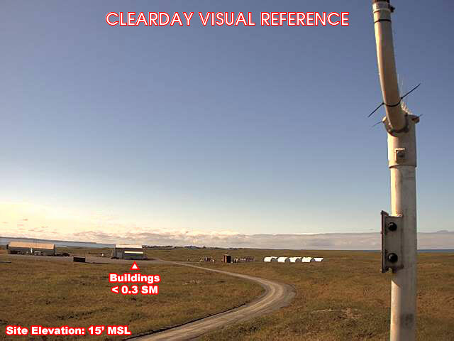 Nelson Lagoon, West view on a clear day