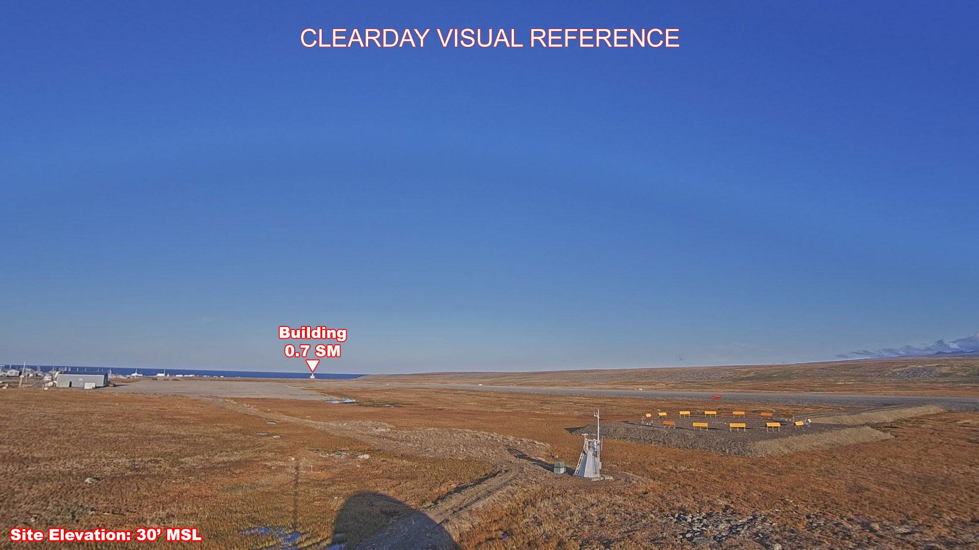 Savoonga, East view on a clear day
