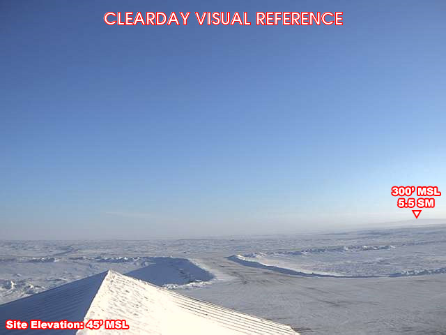 Chefornak, East view on a clear day