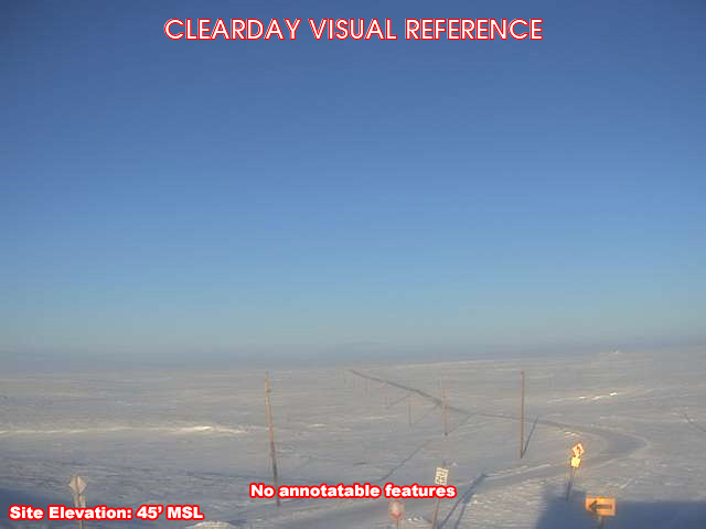 Chefornak, NorthWest view on a clear day