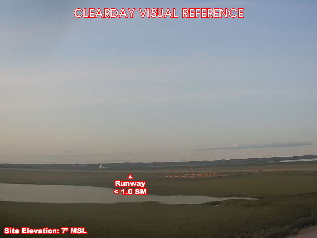 Emmonak, NorthEast view on a clear day