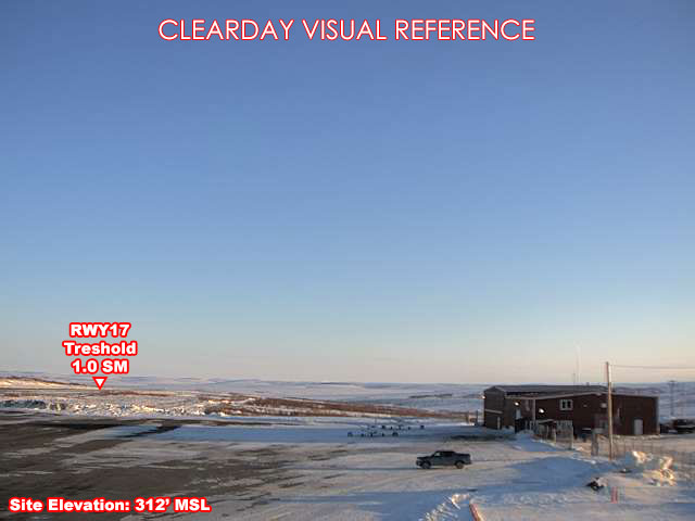 St. Marys, North view on a clear day