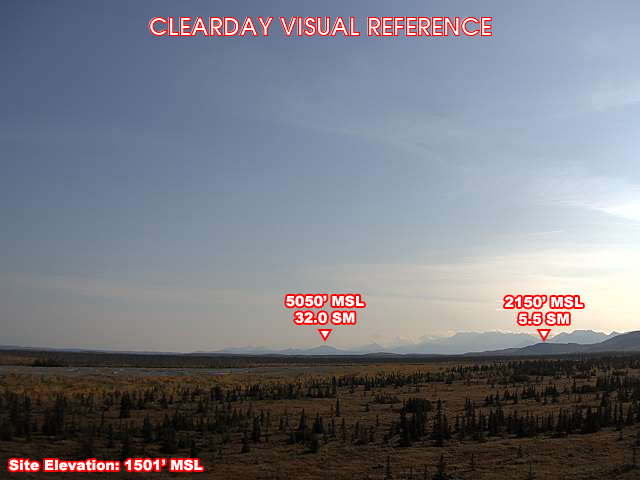 Farewell, NorthEast view on a clear day