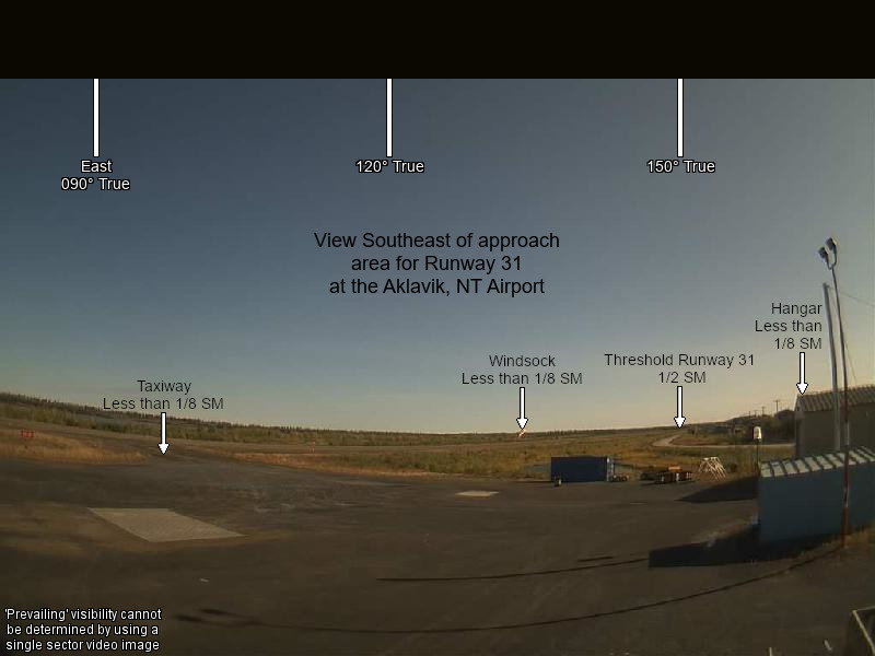 Aklavik / Freddie Carmichael, SouthEast view on a clear day