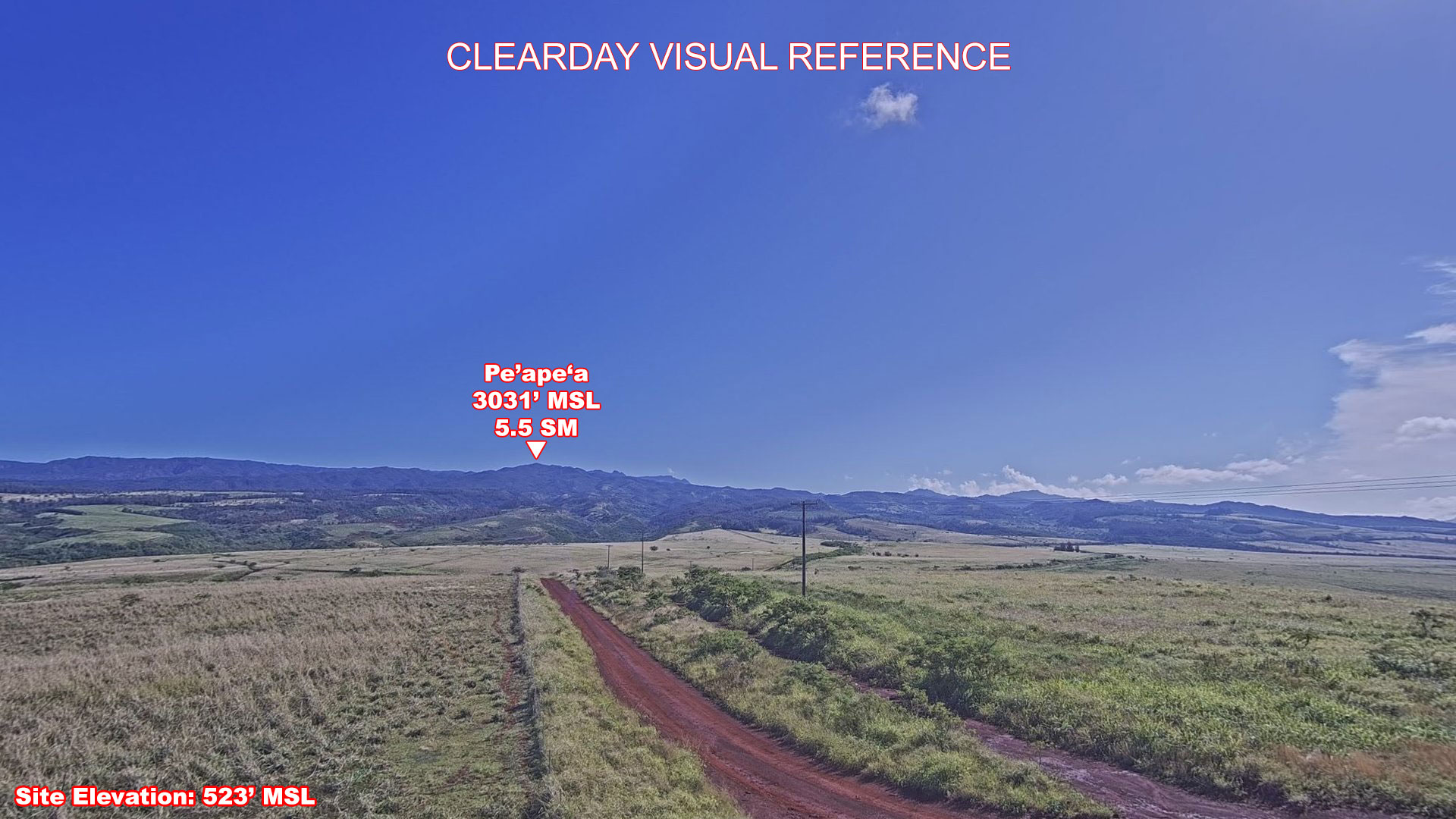 Loleau, NorthEast view on a clear day