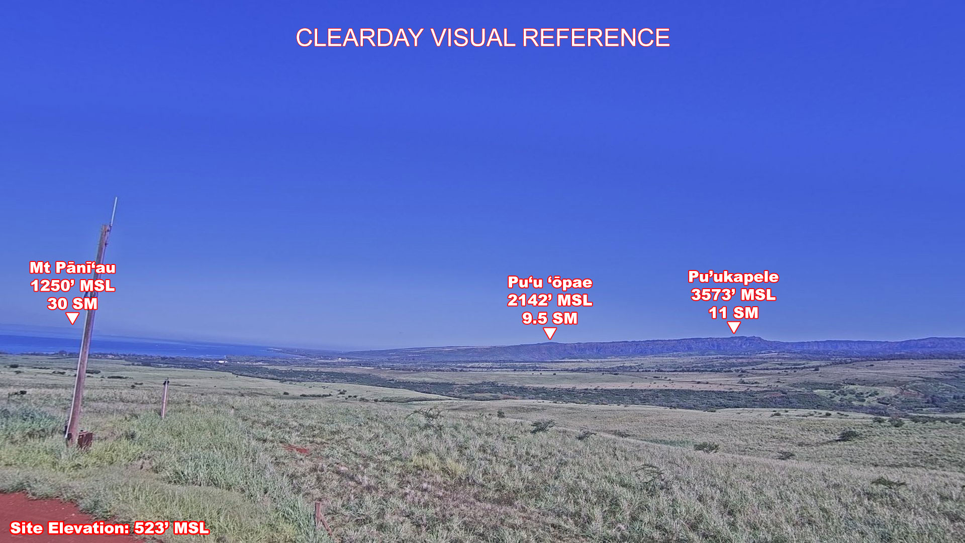 Loleau, NorthWest view on a clear day