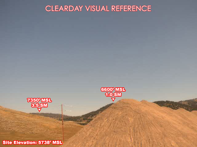 Bozeman Pass, North view on a clear day