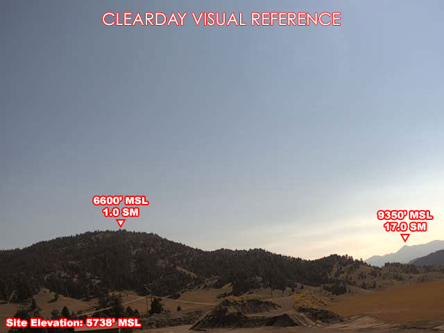 Bozeman Pass, East view on a clear day
