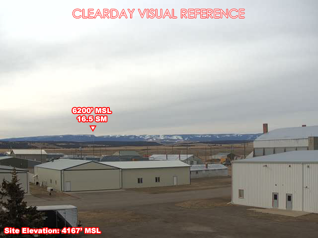Lewistown Airport, SouthEast view on a clear day